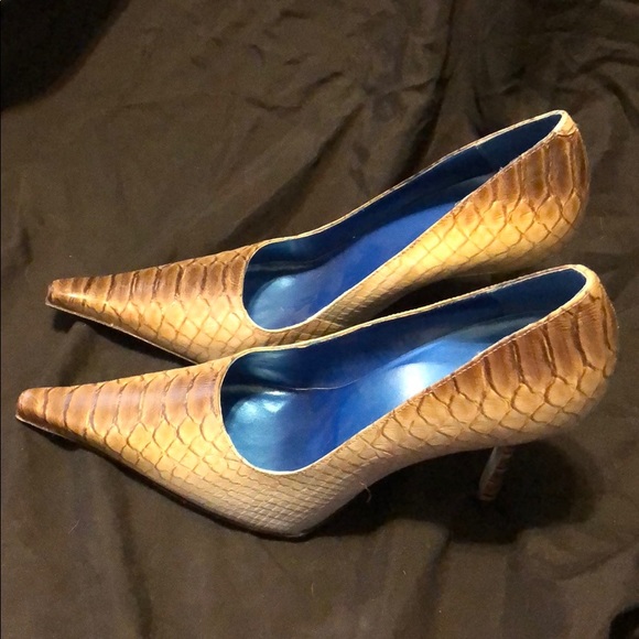 Snake print stiletto Heels - Picture 3 of 6